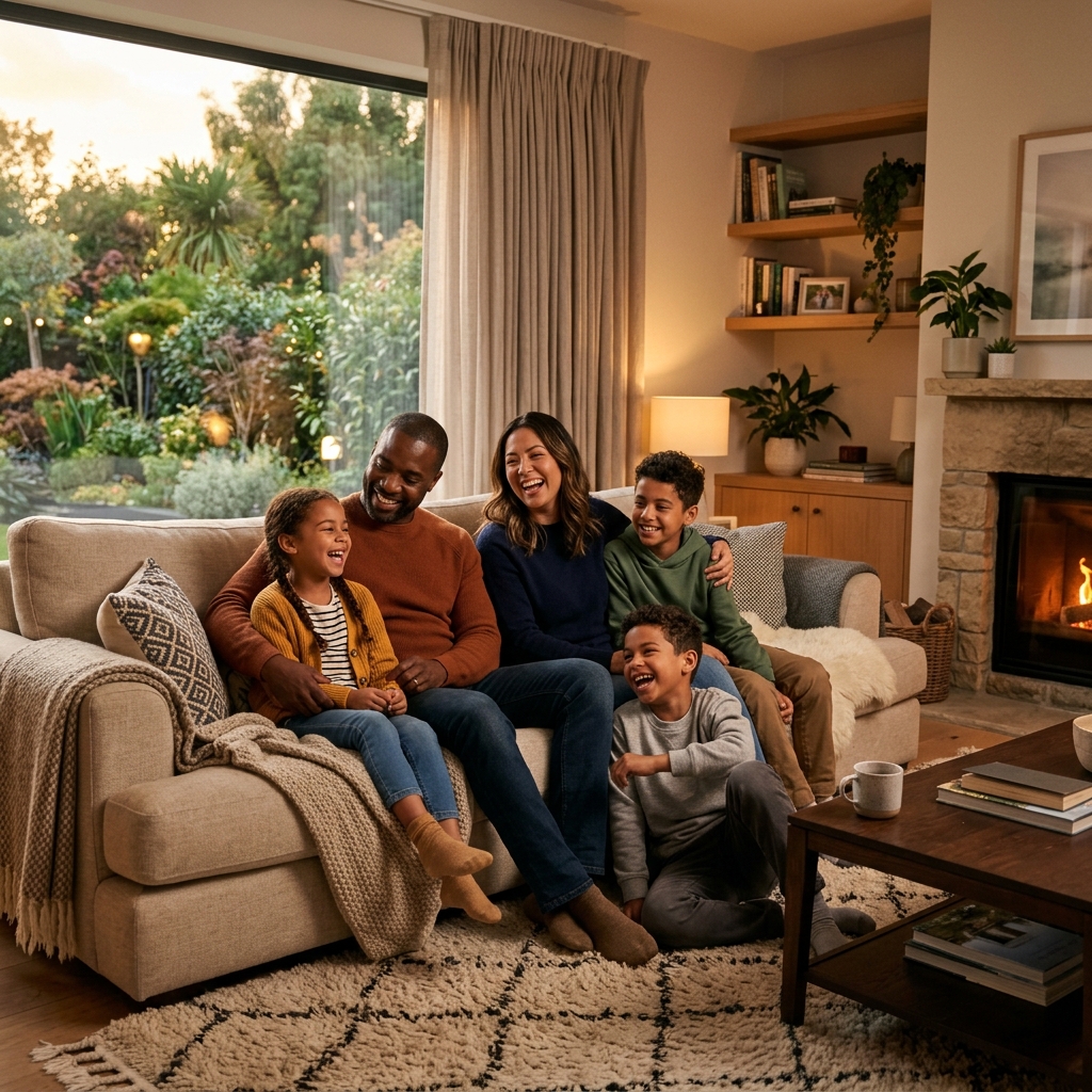 Family protected at home